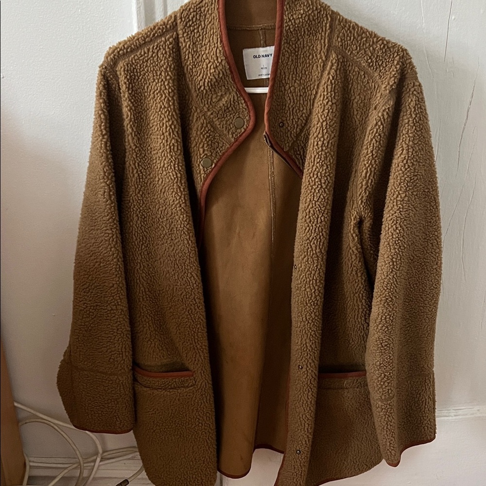 Old Navy Brown Teddy Jacket